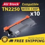 10x Toner for Brother TN2250 TN 2250 HL2240D HL2250DN MFC7860DW MFC7362 DCP7060D