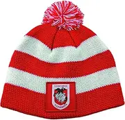 [Burley Sekem] Unisex St. George Illawarra Dragons Infant Beanie, Multicoloured, Birth to Toddler