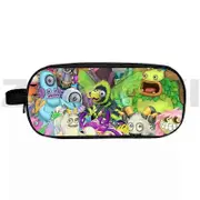 k1083 Trend My Singing Monsters Case Pencil Bag Video Game Cases Cosmetic Organizer School Supplies pxc1083