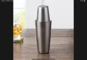 New Stainless Steel Boston Bartending Cocktail Shaker 2 Pc