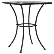 Bistro Coffee Table Mosaic Square Ceramic Outdoor Patio Furniture 60x76cm
