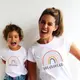 Rainbow Mama and Mini Family Matching Tshirt 彩虹親子裝T恤