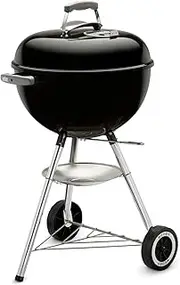 Weber Original Kettle Charcoal BBQ Grill Barbecue 47cm Black