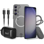 3sixT PureFlex+ Protection & Charging Essential For Samsung GS24+ Bundle