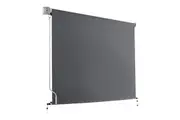 Retractable Straight Drop Roll Down Awning Garden Patio Screen 3.0X2.5M