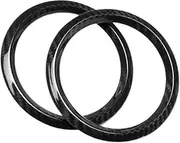 ATATNK Real Carbon Fiber Car Center Console AC Outlet Vent Ring Cover Compatible for Lexus is IS250 IS300 IS350 is F Sport 2021-2024 Interior
