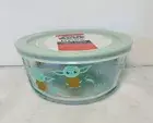 Star Wars Pyrex 4 Cup Storage Container New
