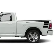Bed hokey for Dodge Ram pole Decal Sticker Regular Cab 2500 str8 2009 2012 2013