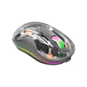Wireless Bluetooth Mouse 2.4G USB Transparent Magnetic Rechargeable8890