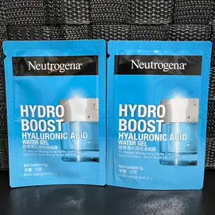 【Neutrogena】露得清水活保濕凝露5g試用包補充包無香特潤凝霜精華液玻尿酸B5賦活水乳光感煥采晶透晚霜修護水凝霜