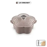 在飛比找momo購物網優惠-【Le Creuset】琺瑯鑄鐵鍋山茶花鍋20cm(焦糖奶茶