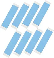 8pcs Wig Patch Wig Tape for Hairpieces Wig Tape for Hair Extensions Double Sided Wig Tape Waterproof Lace Front Tape Hair Extension Tape Replacement Double Sided Tape Sky-blue Pu