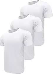 [Boyzn] Men's 1or3,5 Pack Performance Short/Long Sleeve T-Shirts, UPF 50+ Sun Protection Shirts, Athletic Workout Shirts for Running Fishing Hiking