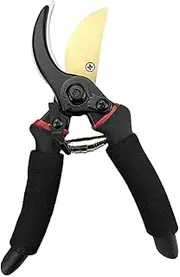 Parliky 1Pc Professional Garden Scissor with Safety Buckle Durable Manganese Pruning Shears for Twigs for Fruit Trees and Gardening Tasks Ergonomic Design for Comfort