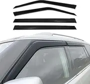 AUSGO Weathershields Compatible with Nissan Patrol Y62 2012-Onwards, Luxury Weather Shields Window Visors Wind Deflectors Sun Rain Guard 4PCS Set