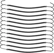 ASAKKURA 12pk Elastic Rubber Hair Bands Women Ponytail Hooks Curly Hair Headbands Fashion Headbands for Women