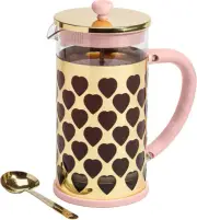 Paris Hilton French Press Coffee Maker With Measuring Scoop, 2-Piece Set