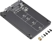 uxcell M2+ M.2 NGFF/NVME Length Extend Adapter Multipurpose SSD Extension Bracket Card Plate PCB Board for PC Computer Case (Black)