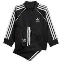 在飛比找momo購物網優惠-【adidas 愛迪達 】 SST TRACK SUIT 黑