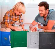 Puzzle Roll Storage Mat Roll Up to 3000 Pieces with Drawstring Storage Bag