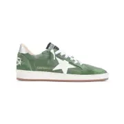 [Golden Goose] Golden Goose-Green Ball Star Goat Leather Sneakers-Uomo 42 IT