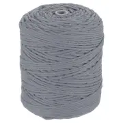 Natural Macrame Cord 3mm x 328 Yards Cotton Macrame Rope, Deep Gray