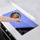 Large Induction Cooktop Protector Mat, 20.8 x 24 In, Periwinkle Blue