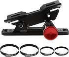 Quick Release Fire Extinguisher Mount - Aluminum Adjustable UTV Roll Bar Fire Ex