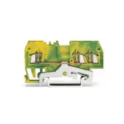 A● 10pcs WAGO 279-687 ​3-Conductor Ground Terminal Block 1,5mm² Green-Yellow ​Ne