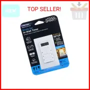 myTouchSmart In-Wall Digital Timer, 4 Programmable On/Off Buttons, 2 Easy On/Off