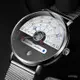 365超惠🚚正品高級男錶星空點綴個性轉盤日月星辰齒輪錶針學生多功能手錶