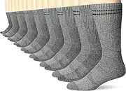 [Hanes] Men's Wicking Cushioned Ventilation Crew Socks