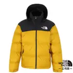 【美國 THE NORTH FACE】ICON 經典配色透氣鵝絨外套(700FP)羽絨衣夾克 3C8D-H9D 黃/黑