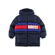 [Gucci] Gucci Hooded Padded Jacket 12 A BLUE