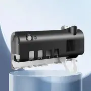 UV Light Sterilizer Toothbrush Holder Cleaner Automatic Toothpaste Dispenser