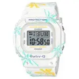 在飛比找遠傳friDay購物優惠-CASIO 卡西歐 美國西岸海灘風情 電子女錶 樹脂錶帶 白