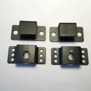 2 Metal Hook Brackets For Surround Speaker Connector Wall Mount Angle Adjustable