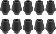 X AUTOHAUX No.6582950A00 Hood Stop Buffer for Nissan Armada Frontier Maxima Rogue Sentra/Inner/Durable Rubber/ 10 Pcs Black