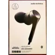 Audio Technica ATH-CKS550XBT Bluetooth Wireless In-Ear Headphones Black New