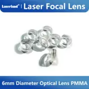 Diameter 6mm Laser Focal Lens 450-980nm PMMA Optical Focusing Lens
