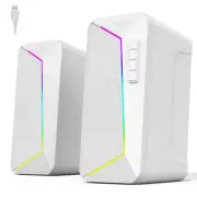 M30 Bluetooth Computer Speakers PC Gaming Speakers for Desktop with Crisp Ste...
