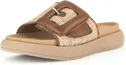[Gabor] Women's Square Buckle Mule Slide Sandals, Braun, 23.5 cm