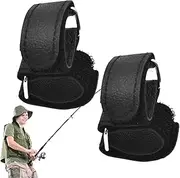 Vehicle Fishing Rod Holder,2 Pack Car Fishing Rod Strap Adjustable - Elastic Tackle Belt Ties, Wrap Protector, Adjustable Fixing Gadgets For Automotive Van