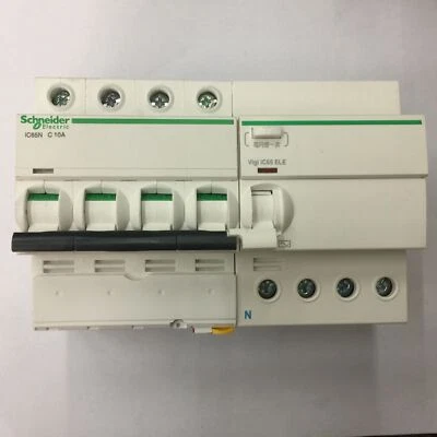 1PCS NEW iC65N 4P C10A 30mA Leakage switch Schneider