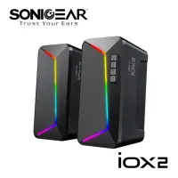 在飛比找momo購物網優惠-【SonicGear】iOX2 USB 2.0聲道幻彩藍牙多