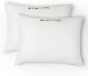 GhostBed Shredded Memory Foam Pillow with Adjustable Gel Standard, Blush