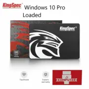 KingSpec SSD 2.5" 256GB SATA3 Internal Solid State Drive Windows 10 Pro Loaded
