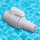 2-Way Ball Valve Bidirectional Ball Valve Float Valve for Home Backyard Plunge