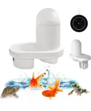 Upgraded II Automatic Fish Feeder with 2K HD Camera & Intelligent Fish Food Disp