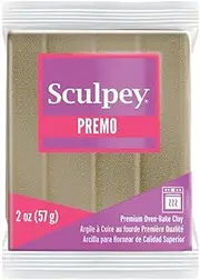 Sculpey PREMOACCENTS - 57g - Yellow Gold Glitter Polymer Clay (10013669)